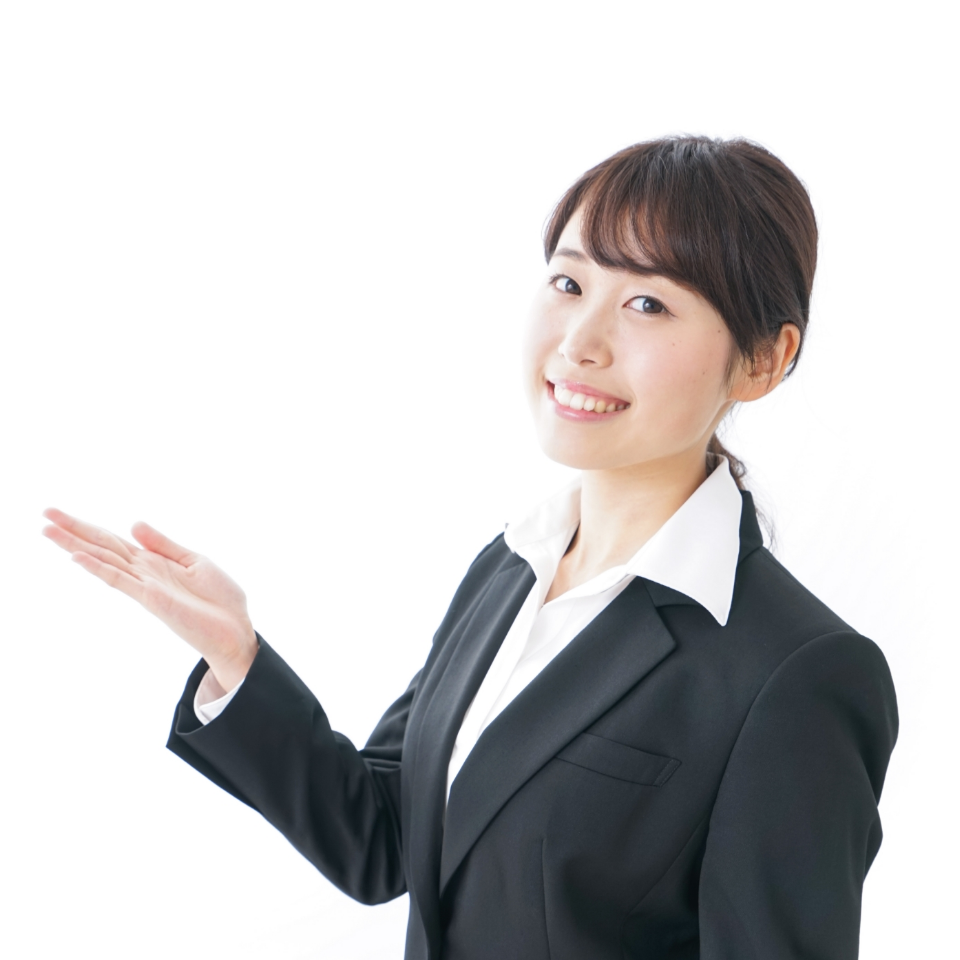 職種紹介の営業女性のイメージ画像